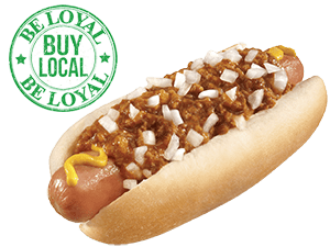 Rudy's Chili Dog